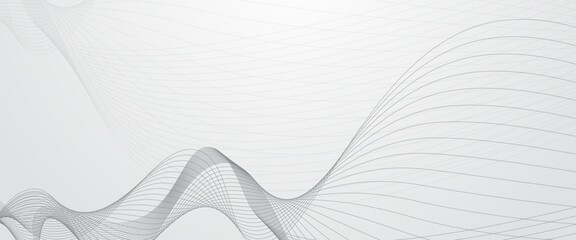 Abstract background wave element for design. Digital frequency track equalizer. Wavy lines flowing smooth curve
