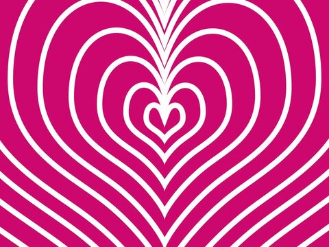 Generate Pink Heart for Happy Valentines Day