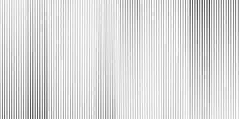 Fototapeta premium Fading linear gradient texture. Black diagonal stripe gradation background. Thin and thick vanish slanted pattern backdrop. Vector
