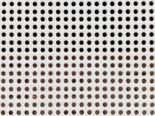 Perforated Computer Case Panel &ndash; Metal Ventilation Holes for Airflow and Cooling System