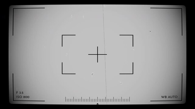 retro camera screen with dust scratches effect