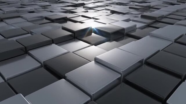 Flowing Square Pattern Motion Professional Video Template