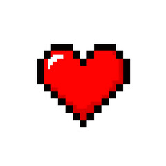 Obraz premium Red heart with black background and white heart left side image with.