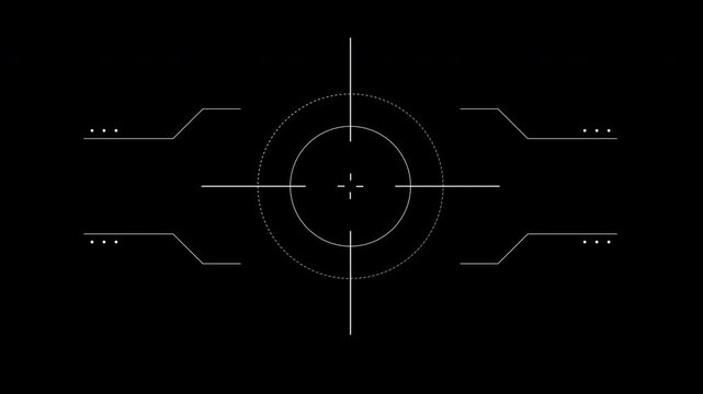 Drone tracking overlay ideal for targeting and precision themes, game design, graphic design, and sniperrelated projects. Enhance projects with a sleek crosshair.