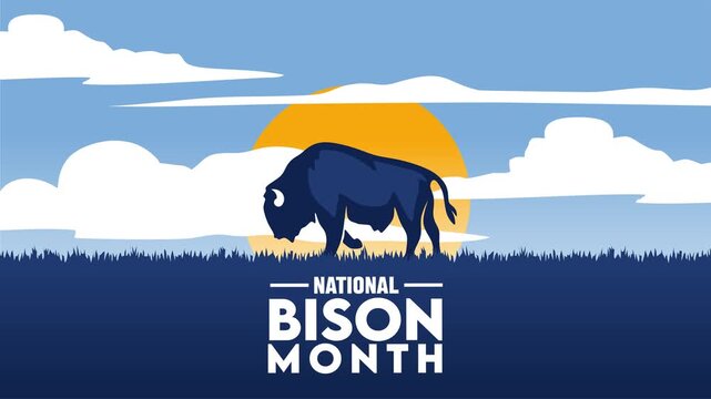 National Bison Month to protect the bison's environmental ecosystem