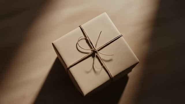 Brown Paper Package Tied Up with String - A Gift of Simplicity.