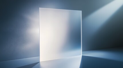 Fototapeta premium Frosted Acrylic Sheet​ Texture​​​ poster background