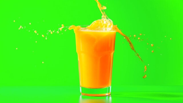 mango Jus 4k green screen video