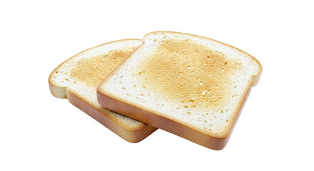 Two Slices of Golden Brown Toast