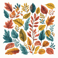 Fototapeta premium Leaf Pattern Very Cool Design 