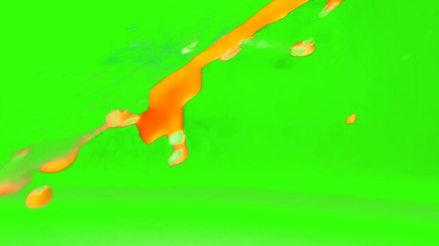 mango Jus 4k green screen video
