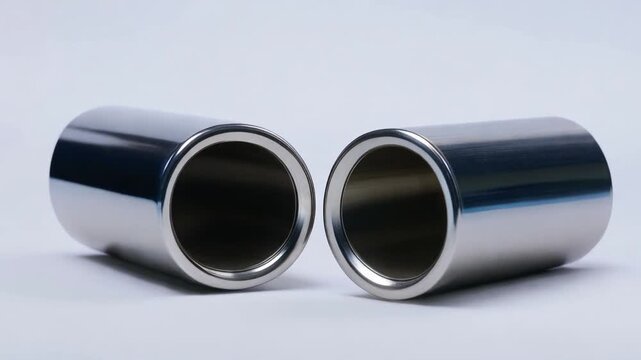 Seamless Steel Metal Tube Sections and Connection Pieces for Industrial Use