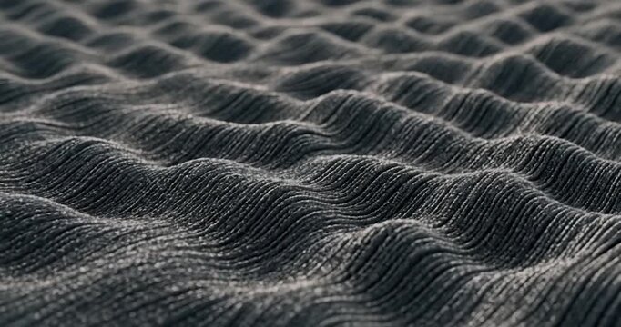 Dark Sandy Beach Texture with Ripples.