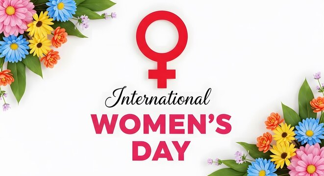 Celebrating empowerment and equality on international women's day. 
