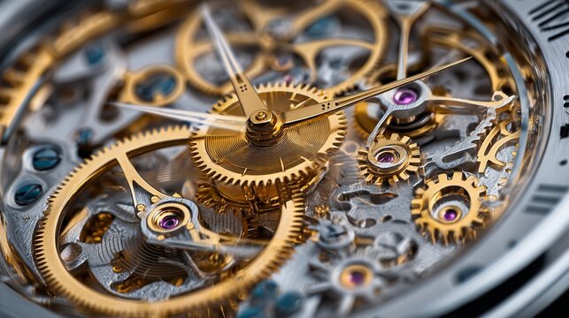 Luxury Mechanical Watch Movement / 高級機械式時計のムーブメント4
