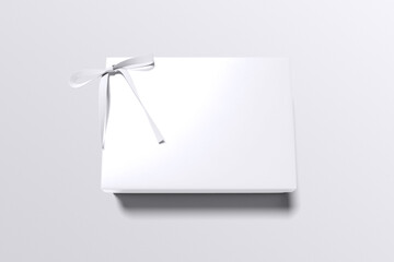 Realistic Gift Box Mockup  Blank