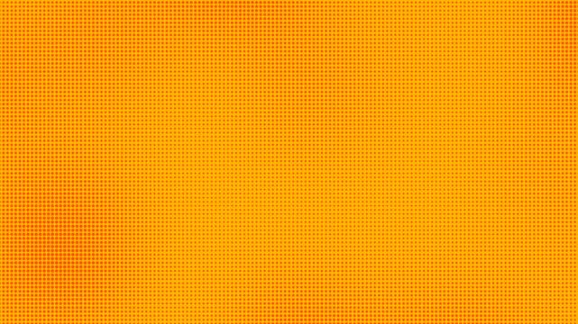 Modern abstract background animation orange and yellow wavy gradient with circle dots halftone texture