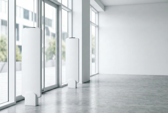 Retail anti-theft security gates at store entrance