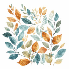 Fototapeta premium Leaf Pattern Design Very Cool