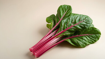 Swiss Chard Colorful Stem Food Image