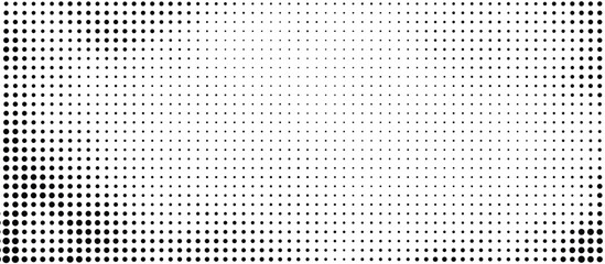 Fototapeta premium Halftone pattern with gradient effect