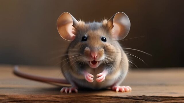Laughing mouse