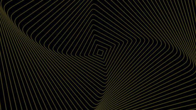 A seamless Trippy square shape circular motion loop in black and burgundy infinite illusional concept, in 4k format, perfect for branding, websites, online games etc