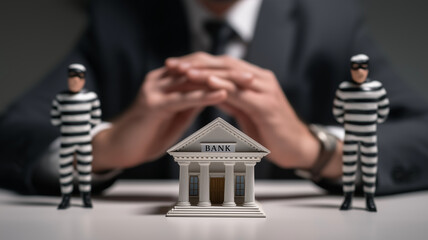 The bank is at risk of money laundering. Financial crime exposure, regulatory scrutiny and compliance pressure.