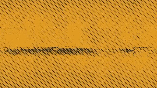 Abstract retro dot pattern background with yellow and black color palette and grunge design