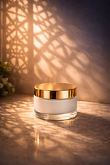 cosmetic beauty podium background