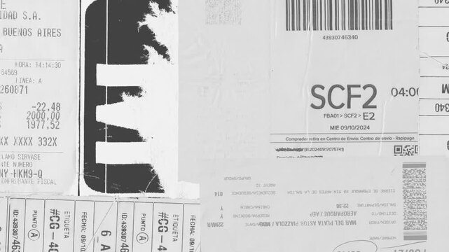 Close up of an airline boarding pass showing information regarding the flight details and destinations