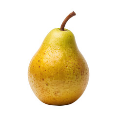Fresh green pear with transparent background