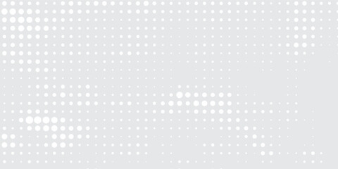 Abstract Halftone Dot Pattern Background in Gray for Modern Design and Texture
