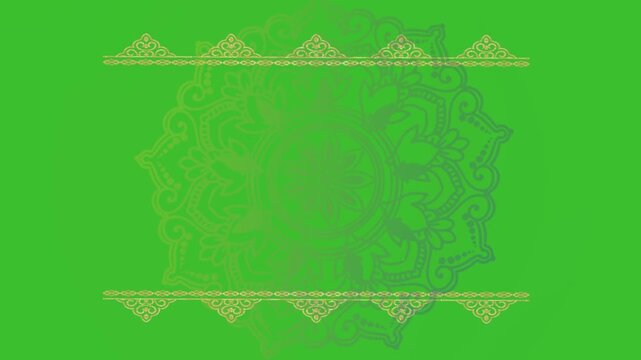 Gold mandala looping footage, Seamless 4K video looping for an elegant and vintage decorative element, 4k art with abstract mandala pattern for new age dmt lsd spiritual awakening and opening chakra