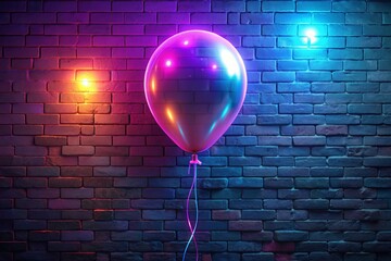 Happy Birthday ballon background. Greeting card, Birthday Poster