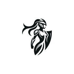 Female Knight Logo © Fajarhidayah11
