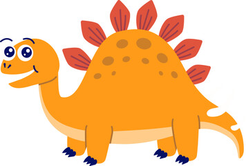 Cute Baby Stegosaurus Dinosaur Cartoon Animal © Monsters Visual
