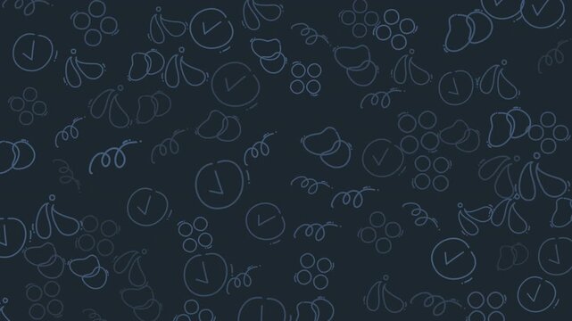 Doodle line art abstract seamless pattern icons hand drawn minimalist background perfect for modern web design, app interfaces, presentations, or creative branding projects.