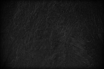 Dark grey black slate background or texture