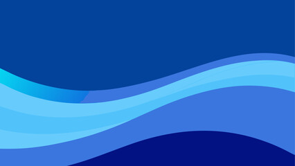 Fototapeta premium Abstract wavy background in blue tones