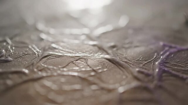 Ethereal Material Translucency Showcase how soft backlight penetrates and illuminates a thin, semi-translucent material, revealing its inner structure and subtle shifts in color.