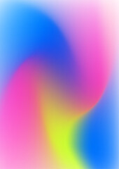 High quality abstract mesh gradient background with a blend of pink blue and yellow hues perfect for digital wallpaper or print