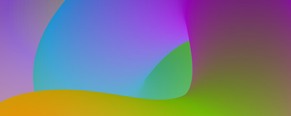 colorful abstract shapes and gradients