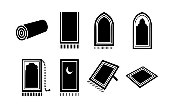 Traditional Fringed Islamic Sajadah Graphics