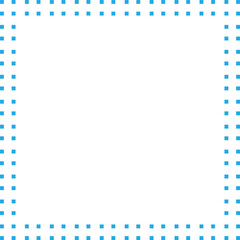 Double dotted vector border frame design