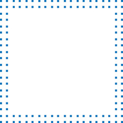 Double dotted vector border frame design