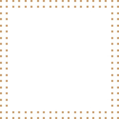 Obraz premium Double dotted vector border frame design