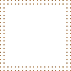 Obraz premium Double dotted vector border frame design