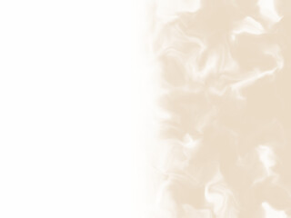 Obraz premium Soft beige cream fluid gradient background with white fade, abstract organic texture for social media, presentation, website, banner