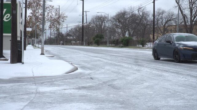 Austin Ice Storm in Austin, Texas 2026 1/25/2026